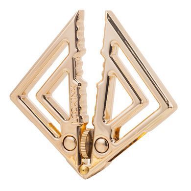Зажимы для сосков с тяжелой подвеской LOCKINK Adjustable Nipple Clamps with Heavy Pendant - Golden SX0846 фото