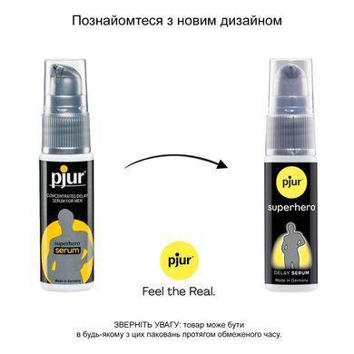 Сыворотка-пролонгатор pjur Superhero Delay Serum 20 мл, создает эффект пленки, без онемения PJ12090 фото