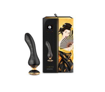 Вибратор для точки G Shunga Sanya Black, гибкий ствол SO6905 фото