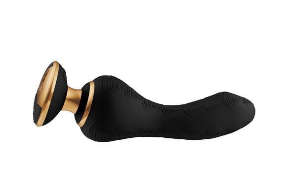 Вибратор для точки G Shunga Sanya Black, гибкий ствол SO6905 фото