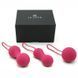 Набор вагинальных шариков Je Joue - Ami Fuchsia, диаметр 3,8-3,3-2,7см, вес 54-71-100гр + подарок косметичка SO3044 фото 5