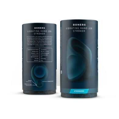 Мастурбатор Boners Vibrating Handjob Stroker, 10 режимов, открытая конструкция SO8869 фото