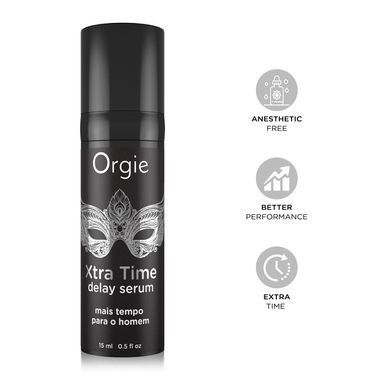 Сыворотка-пролонгатор Orgie Xtra Time Delay Serum, 15 мл, без анестетиков, на силиконовой основе SX1566 фото