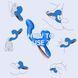 Смарт-вибратор Magic Motion Ponder Blue, двойная стимуляция, виброяйцо+язычок для клитора SX3229 фото 10