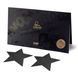Пэстис - стикини Bijoux Indiscrets - Flash Star Black, наклейки на соски SO2339 фото 1
