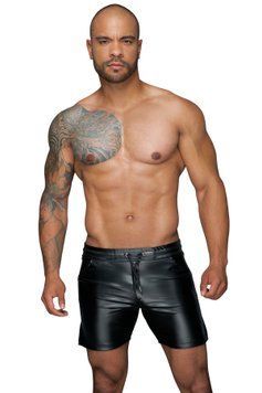 Мужские шорты с мокрым эффектом Noir Handmade H061 Powerwetlook shorts, XL SX0106 фото