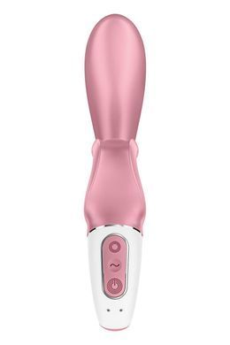 Смарт вибратор кролик Satisfyer Hug Me Pink, 2 мотора, диаметр 4,2см, широкая клиторальная часть SO6274 фото