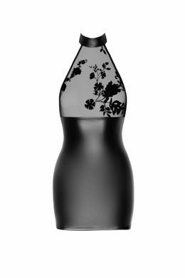Платье Noir Handmade F311 Eros, M, black, мини, юбка под латекс, верх &mdash; сетка, открытая спина SX0304 фото