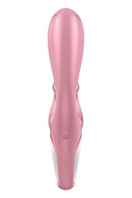 Смарт вибратор кролик Satisfyer Hug Me Pink, 2 мотора, диаметр 4,2см, широкая клиторальная часть SO6274 фото