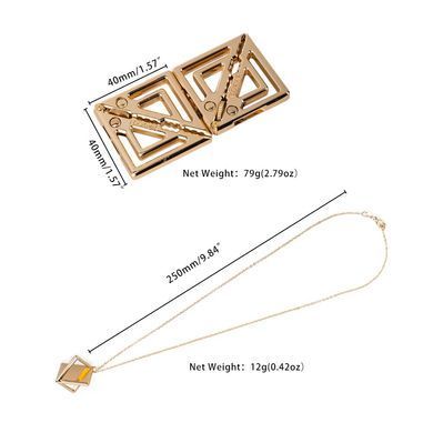 Зажимы для сосков с легкой подвеской LOCKINK Adjustable Nipple Clamps with Light Pendant - Golden SX0848 фото