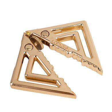 Зажимы для сосков с легкой подвеской LOCKINK Adjustable Nipple Clamps with Light Pendant - Golden SX0848 фото