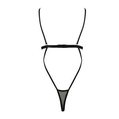 Боди-монокини с открытой грудью Passion DIABOLINA BODY S/M, black PS25802 фото