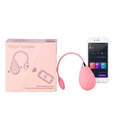 Смарт-виброяйцо Magic Motion Sundae Pink SO7014 фото