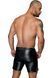 Мужские шорты с мокрым эффектом Noir Handmade H061 Powerwetlook shorts, XL SX0106 фото 3
