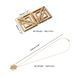 Зажимы для сосков с легкой подвеской LOCKINK Adjustable Nipple Clamps with Light Pendant - Golden SX0848 фото 8