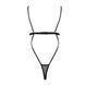 Боди-монокини с открытой грудью Passion DIABOLINA BODY S/M, black PS25802 фото 4