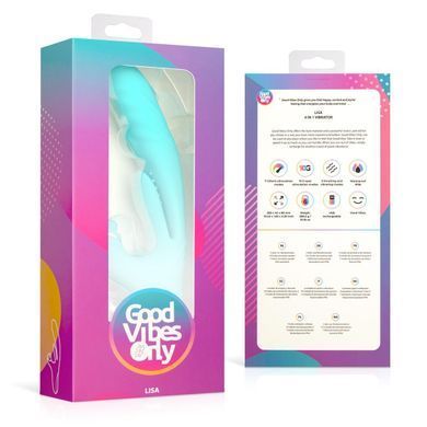 Вибратор-кролик Good Vibes Only - Lisa Thrusting Rabbit Vibrator with G-Spot Stimulator SX3066 фото