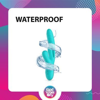 Вибратор-кролик Good Vibes Only - Lisa Thrusting Rabbit Vibrator with G-Spot Stimulator SX3066 фото