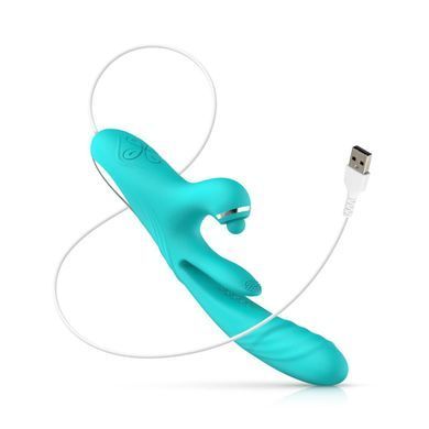 Вибратор-кролик Good Vibes Only - Lisa Thrusting Rabbit Vibrator with G-Spot Stimulator SX3066 фото