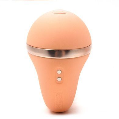 Вакуумный вибратор KISTOY Tina Mini Orange, вагинально-клиторальный SO6542 фото