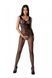 Бодистокинг с крыльями Passion BS098 One Size, black, средняя сетка, открытый доступ SO8935 фото 1