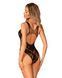 Бодистокинг с вырезами Obsessive B138 teddy S/M/L, black, с доступом SO7685 фото 2