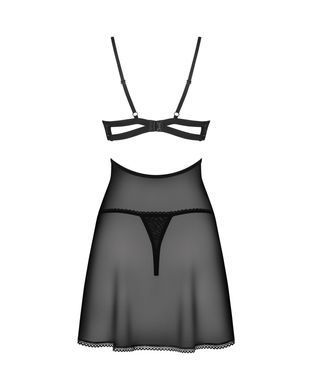 Бэби-долл Obsessive Nutris babydoll & thong M/L SX1164 фото