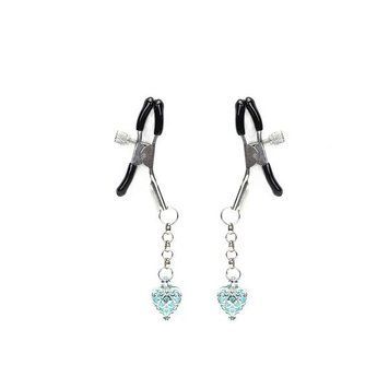 Зажимы для сосков Liebe Seele Glow-in-dark Nipple Clamps Light Blue SX1684 фото