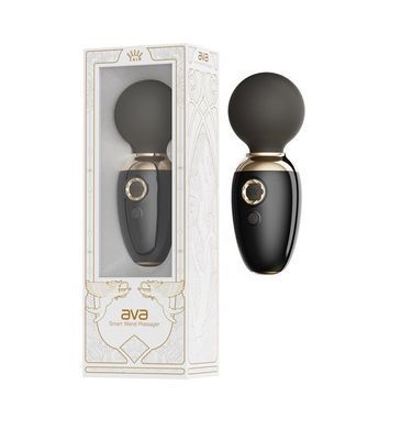 Смарт-вибромассажер Zalo &ndash; AVA Obsidian Black, 8 режимов, подогрев, очень мощный и компактный SO9553 фото