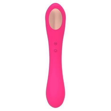 Вибратор и вакуумный клиторальный стимулятор 2-в-1 Alive Quiver Magenta Pink обновленная модель SO6017 фото
