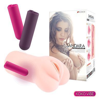 Мастурбатор-вагина двухслойный Kokos Sandara Vibe SX1418 фото