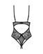 Тедди с доступом Obsessive Blomentis crotchless teddy, M/L, прозрачное, открытая спина, низ-стринги SX1027 фото 4