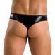 Мужские стринги Passion 033 THONG PAUL S/M Black, под латекс SO7571 фото 2