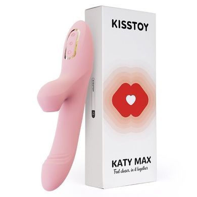 Вибратор-кролик с вращением ствола и вакуумной стимуляцией KISSTOY Katy Max SO4952 фото