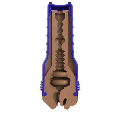 Мастурбатор-ротик Fleshlight Boost Blow Medium Dark Flesh, плавающие кольца Turbo Tech SX1316 фото