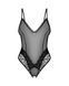 Тедди с доступом Obsessive Blomentis crotchless teddy, XL/2XL, прозрачное, открытая спина, низ-стринги SX1029 фото 3