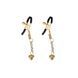 Зажимы для сосков Liebe Seele Hollow Heart Nipple Clamps Gold SX1685 фото 1