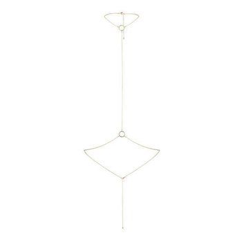 Цепочка на шею и пояс Bijoux Indiscrets Magnifique I Body Chain - Gold, украшение на тело SO2658 фото