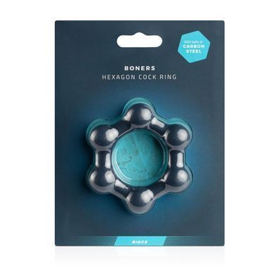 Эрекционное кольцо Boners Hexagon Cock Ring SO8873 фото