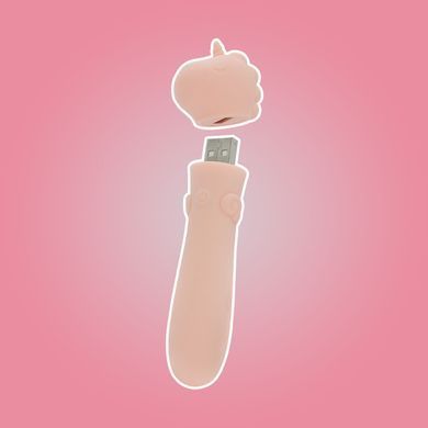 Вибратор-единорожка Unihorn USB Bullet &ndash; Heart Throb, вибропуля, USB-зарядка, 10 режимов SX2866 фото