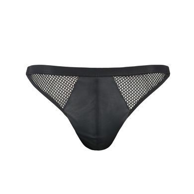 Мужские открытые слипы Passion 034 OPEN LUKE L/XL Black, экокожа SO7573 фото