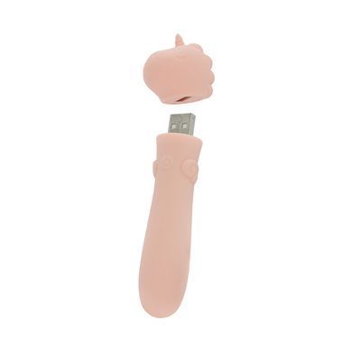 Вибратор-единорожка Unihorn USB Bullet &ndash; Heart Throb, вибропуля, USB-зарядка, 10 режимов SX2866 фото