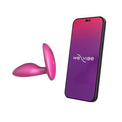 Анальная смарт-вибропробка We-Vibe Ditto+ Cosmic Pink, 10 режимов, пульт ДУ SX0519 фото