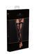 Чулки без мыска Noir Handmade F243 Tulle stockings with patterned flock embroidery, L SX0157 фото 6