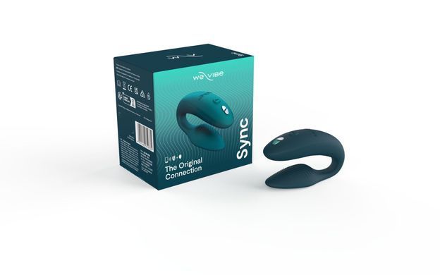 Смарт-вибратор для пар We-Vibe Sync 2 Green Velvet, 10 виброрежимов, пульт ДУ SO8760 фото