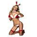 Новогодний эротический костюм зайки JSY 8001 Red One Size SX1790 фото 1