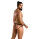 Мужские открытые слипы Passion 034 OPEN LUKE L/XL Black, экокожа SO7573 фото 4