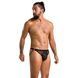 Мужские открытые слипы Passion 034 OPEN LUKE L/XL Black, экокожа SO7573 фото 3