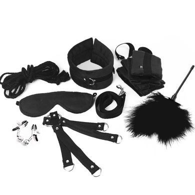 BDSM-набор Art of Sex &ndash; Soft Touch BDSM Set, черный, 9 предметов SO6598 фото
