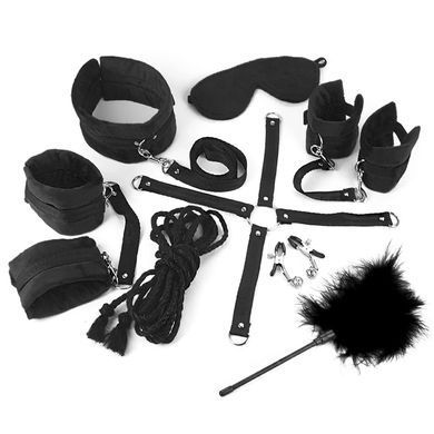 BDSM-набор Art of Sex &ndash; Soft Touch BDSM Set, черный, 9 предметов SO6598 фото